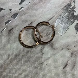 Rose Gold Hoop Earrings